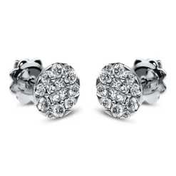 Ohrstecker 750/18K Weissgold Diamant 0.8ct.