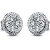 Ohrstecker 750/18K Weissgold Diamant 1.84ct.