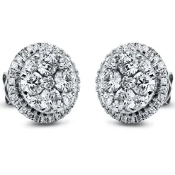 Ohrstecker 750/18K Weissgold Diamant 1.84ct.