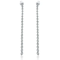 Ohrstecker 750/18K Weissgold Diamant 0.46ct.