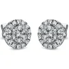 Ohrstecker 750/18K Weissgold Diamant 0.96ct.