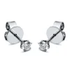Ohrstecker 750/18K Weissgold/Platin 950 Diamant 0.2ct.