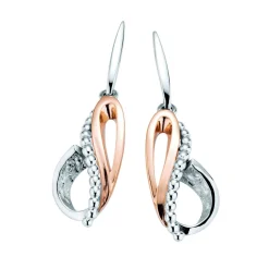 Ohrstecker Silber 925 bicolor