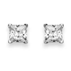 Ohrstecker Silber 925 Zirkonia 5x5mm