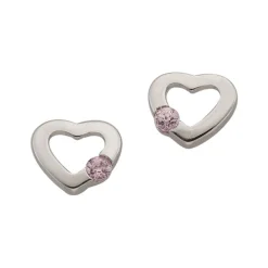 Ohrstecker Silber 925 Zirkonia, 7x8mm