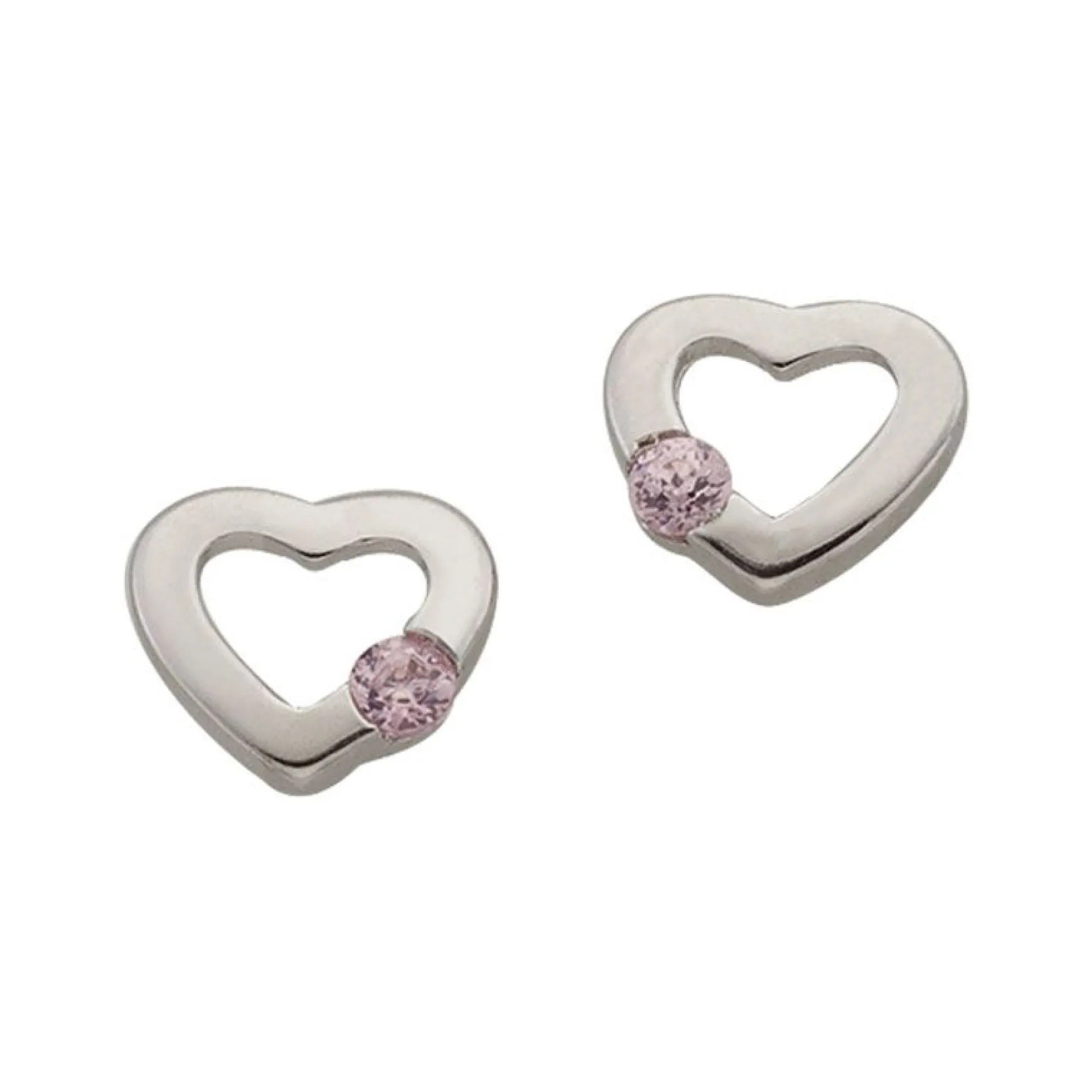 Ohrstecker Silber 925 Zirkonia, 7x8mm