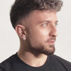 Ohrstecker Silber 925 Zirkonia 6x6mm