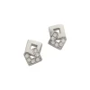 Ohrstecker Weissgold 750 Diamant 0.06ct. 7x5mm