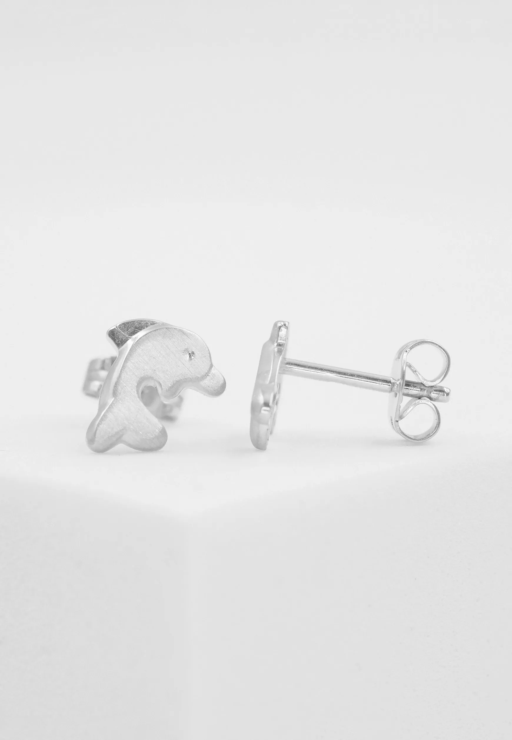 Ohrstecker Weissgold 750, 8mm