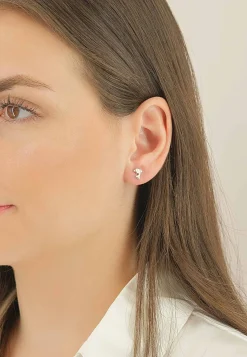 Ohrstecker Weissgold 750, 8mm