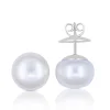 Ohrstecker Weissgold 750 Süsswasserperle 11.5-12mm