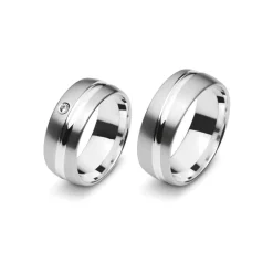 Partnerring Silber 925