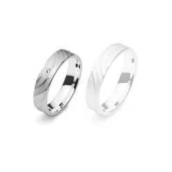 Partnerring Silber 925 Zirkonia