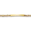 Plaketten-Armband Gelbgold 750 Fantasie-Kette, 3.3mm, 18cm