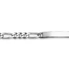 Plaketten-Armband Silber 925 Figaro, 6.3mm, 19cm