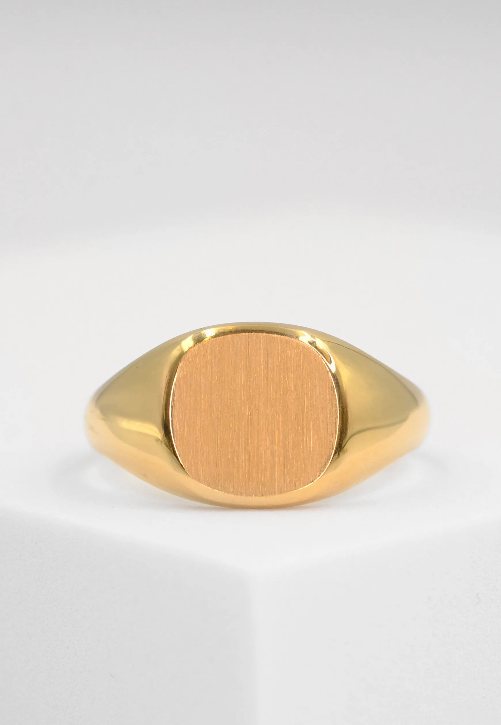 Plattenring Gelbgold 750