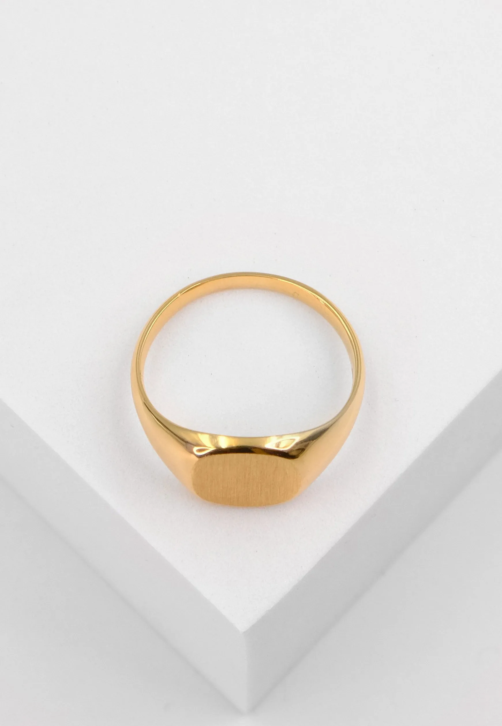 Plattenring Gelbgold 750