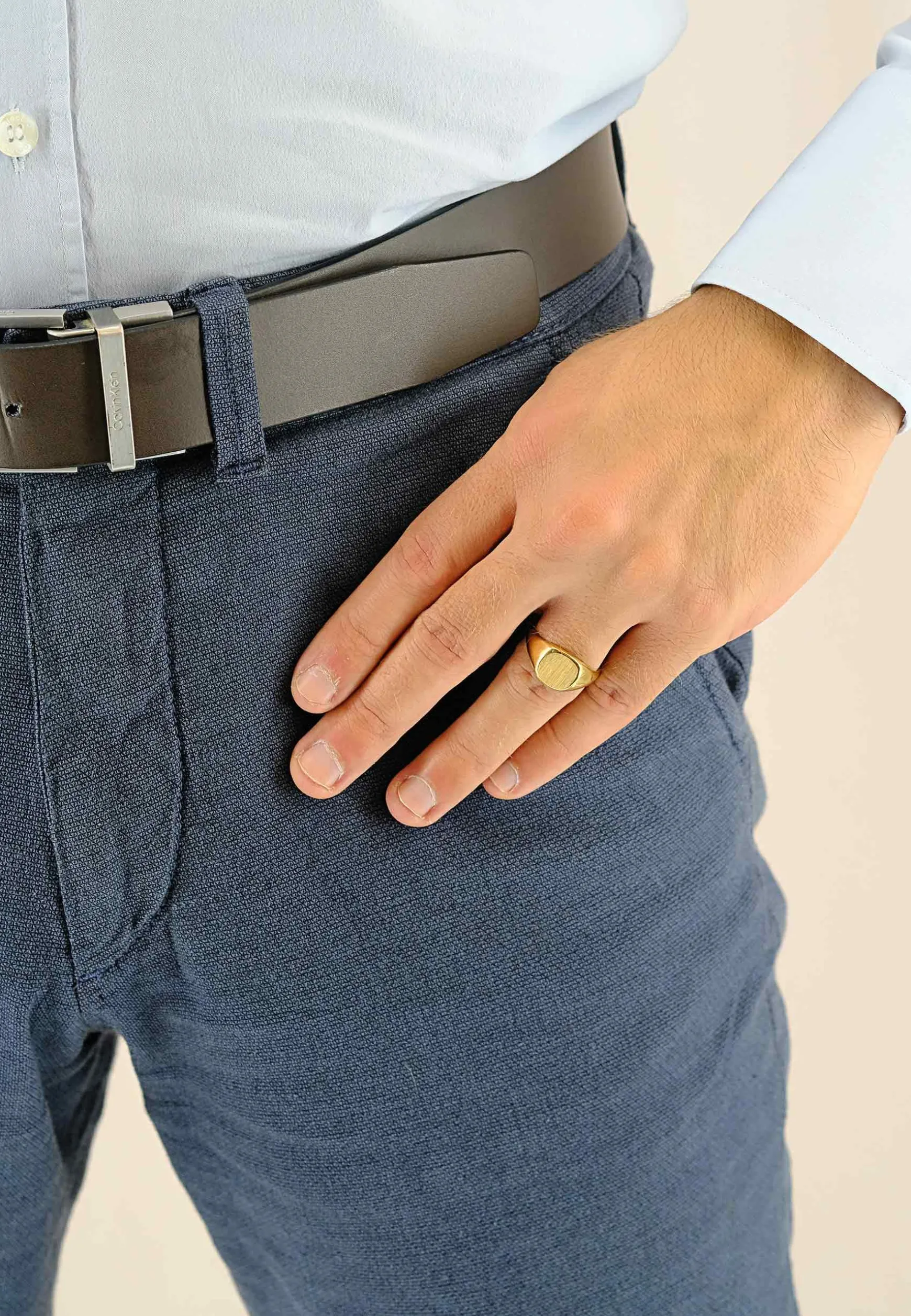 Plattenring Gelbgold 750