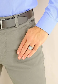 Plattenring Silber 925