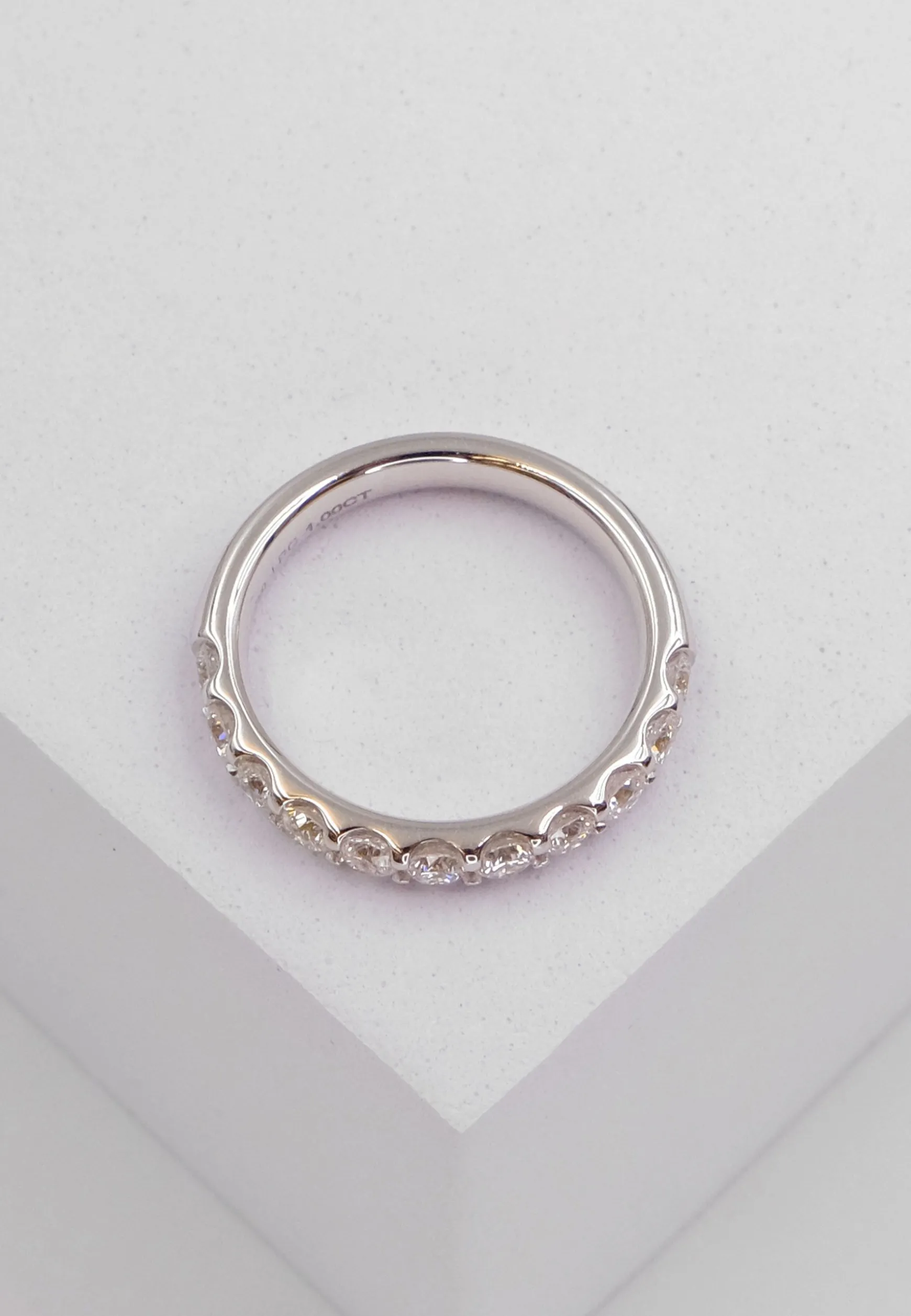 Ring Diamant 1.00ct. Weissgold 750