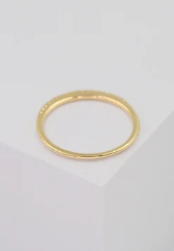 Ring Gelbgold 750 Brillanten 0.10ct. Rivère 4-Grifffassung (56)