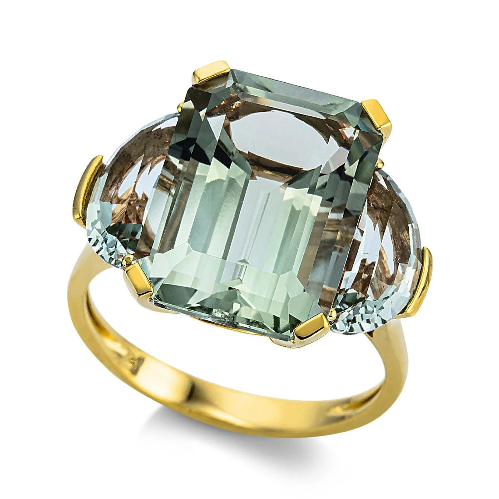 Ring 750/18K Gelbgold Amethyst 10.5ct.