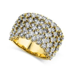 Ring 750/18K Gelbgold Diamant 5.41ct.