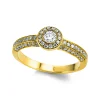 Ring 750/18K Gelbgold Diamant 0.5ct.
