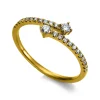 Ring 750/18K Gelbgold Diamant 0.25ct.