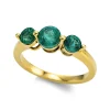 Ring 750/18K Gelbgold Smaragd 1.42ct.