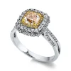 Ring 750/18K Gelbgold/Weissgold Diamant 1.5ct.