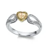 Ring 750/18K Gelbgold/Weissgold Diamant 0.48ct.