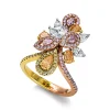 Ring 750/18K Gelbgold/Weissgold/Rotgold Diamant 2.24ct.