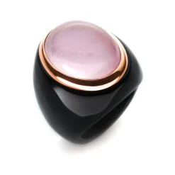 Ring 750/18K Rotgold Achat 21.9ct.