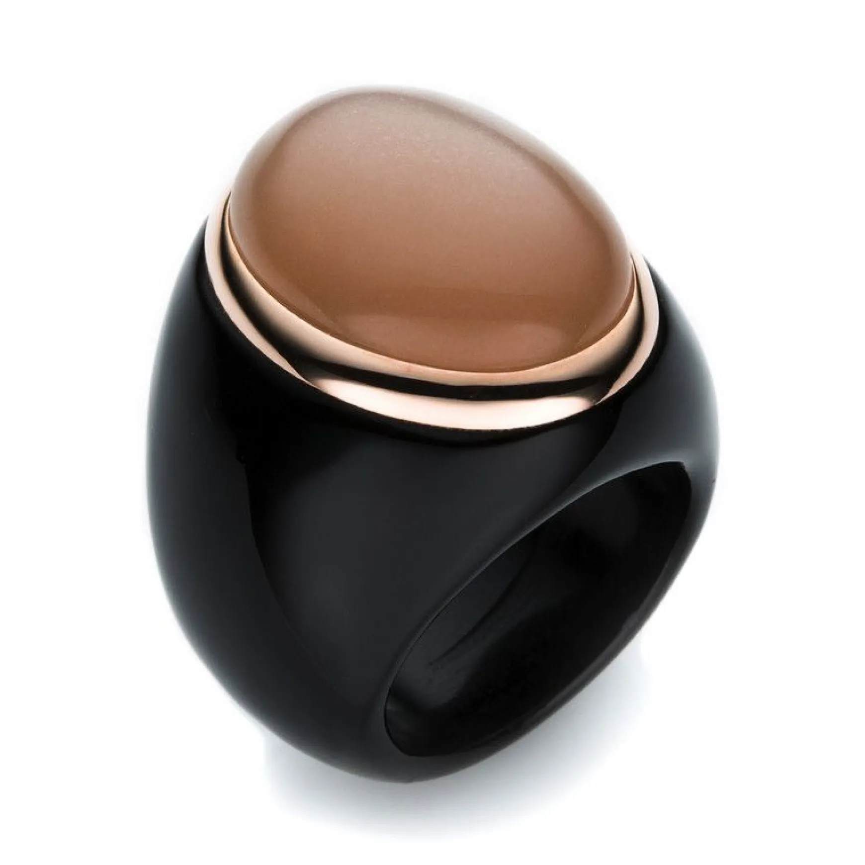 Ring 750/18K Rotgold Achat 11.85ct.