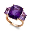 Ring 750/18K Rotgold Amethyst 13.4ct.