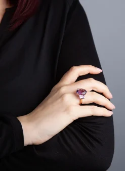Ring 750/18K Rotgold Amethyst 11.6ct.