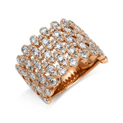 Ring 750/18K Rotgold Diamant 2.5ct.