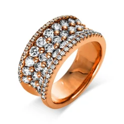 Ring 750/18K Rotgold Diamant 2ct.