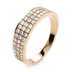 Ring 750/18K Rotgold Diamant 0.53ct.