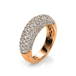 Ring 750/18K Rotgold Diamant 1.93ct.