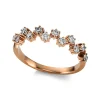 Ring 750/18K Rotgold Diamant 0.41ct.