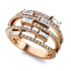 Ring 750/18K Rotgold Diamant 0.94ct.