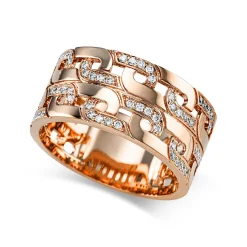 Ring 750/18K Rotgold Diamant 0.25ct.