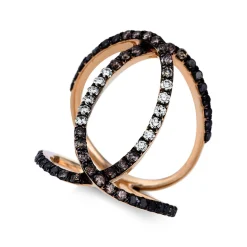 Ring 585/14K Rotgold Diamant 1.08ct.