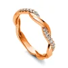 Ring 750/18K Rotgold Diamant 0.14ct.