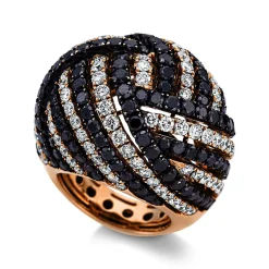 Ring 750/18K Rotgold Diamant 9.99ct.