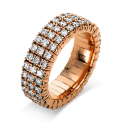 Ring 750/18K Rotgold Diamant 2.44ct.