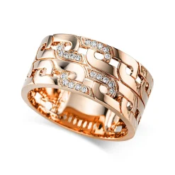 Ring 750/18K Rotgold Diamant 0.09ct.