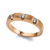 Ring 750/18K Rotgold Diamant 0.23ct.
